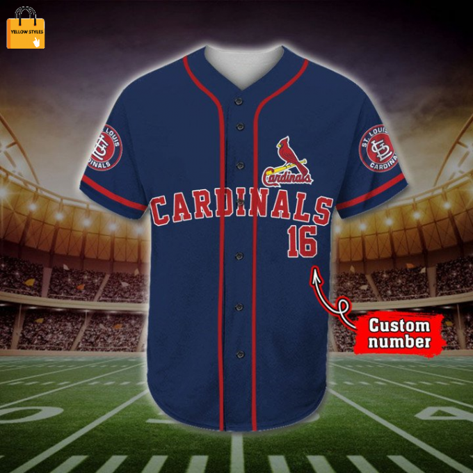 St Louis Cardinals Mascots Mlb Baseball Jersey 3