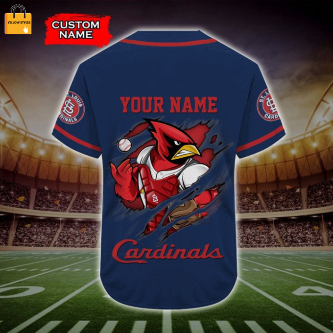 St Louis Cardinals Mascots Mlb Baseball Jersey 4