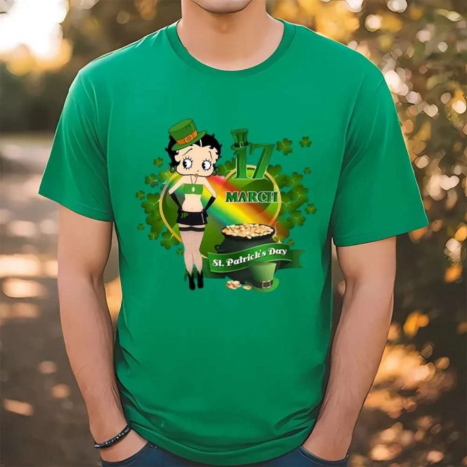 St Patricks Day Betty Boop’s T Shirt 2