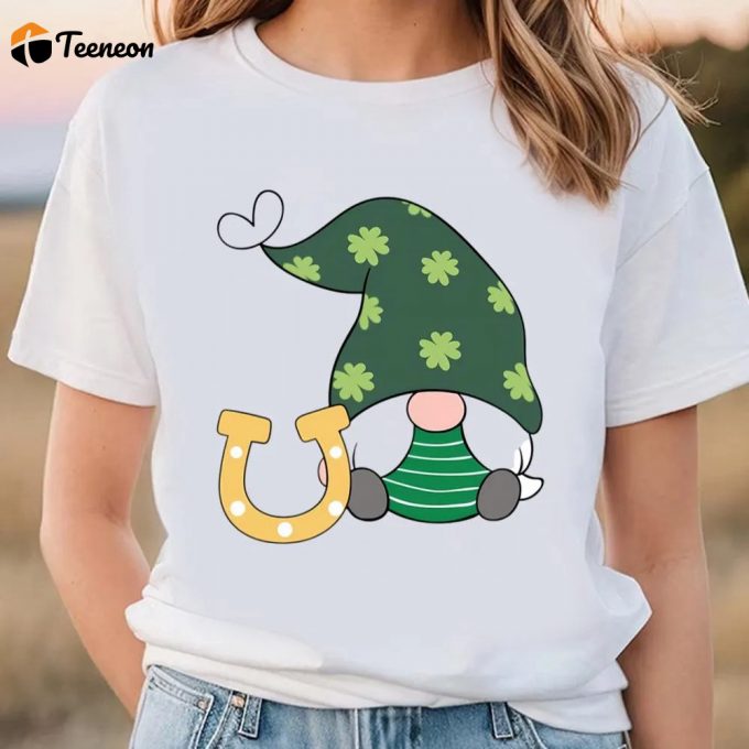 St Patricks Day Cute Gnomes T Shirt