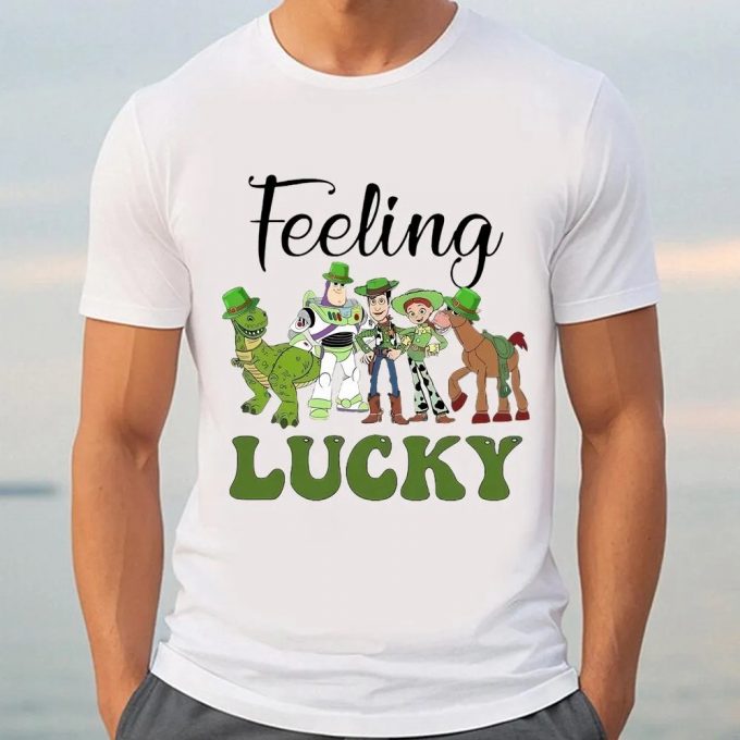 St Patrick’s Day Disney Toy Story Feeling Lucky T Shirt 2