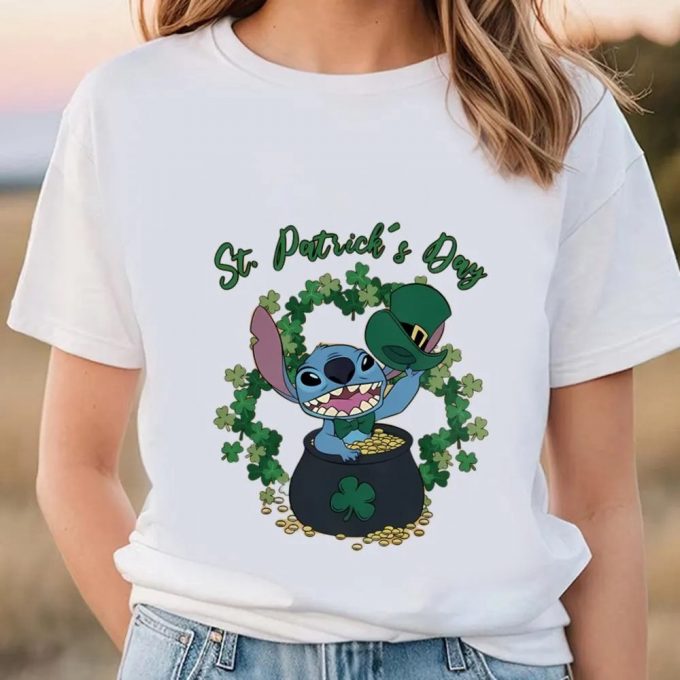 St Patricks Day Patricks Day Gift Stitch T-T Shirts 2