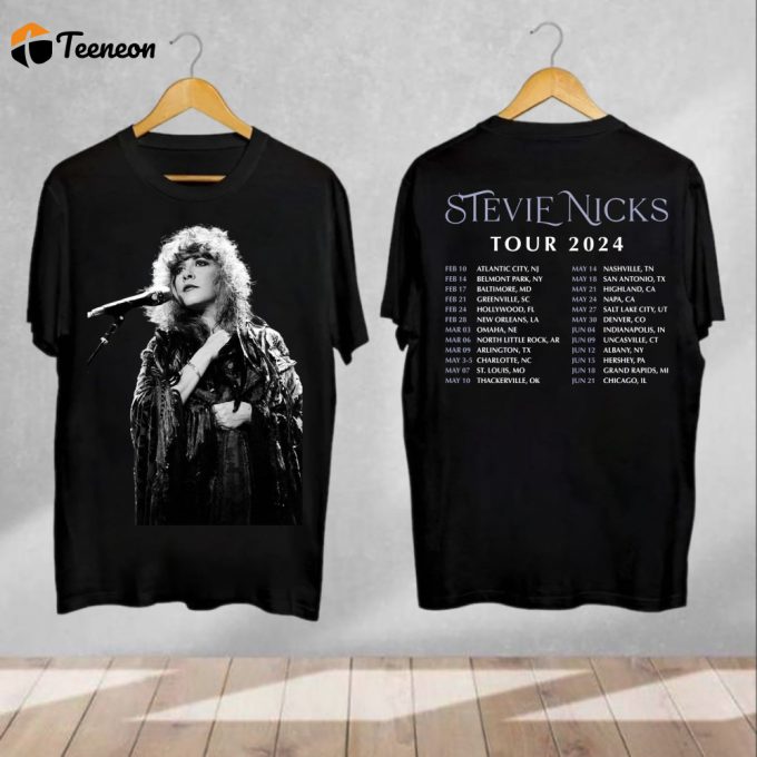 Stevie Nicks Young T-Shirt - Vintage Fan Gift Tour 2024 Concert Tee 1