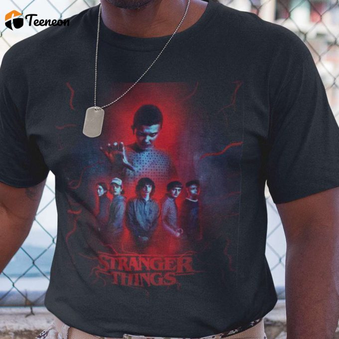 Stranger Things 4 Season Poster For Home Decor Gift For Home Decor Gift Group Shot Shirt Stranger Things 1