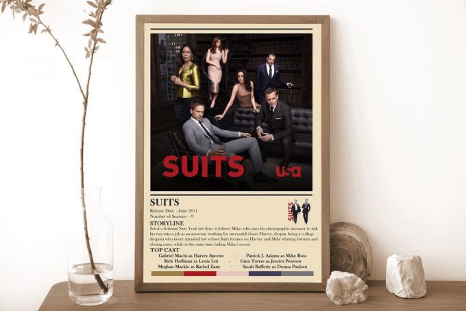 Suits Tv Show Poster For Home Decor Gift / Suits Tv Poster For Home Decor Gift Print / Wall Art 2