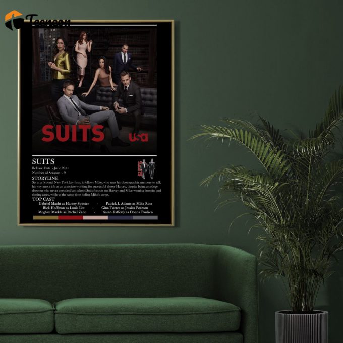 Suits Tv Show Poster For Home Decor Gift / Suits Tv Poster For Home Decor Gift Print / Wall Art 1