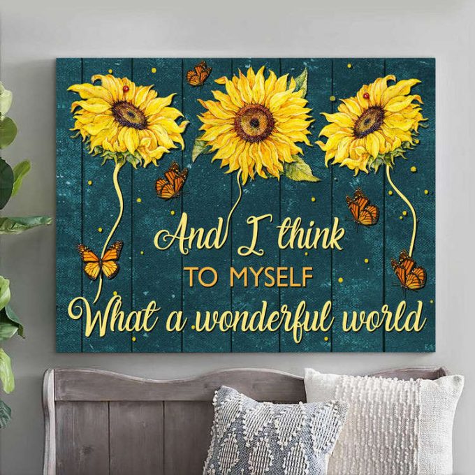 Sunflower Canvas &Amp; Poster For Home Decor Gift Nhn 2