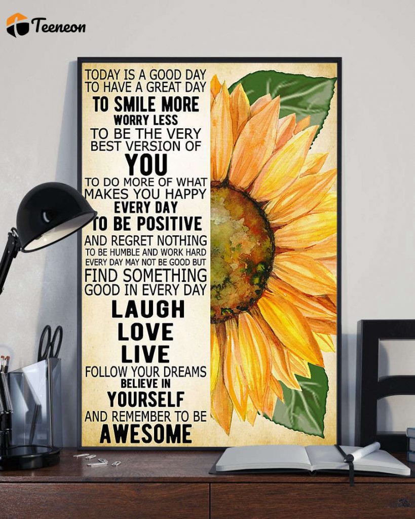 Sunflower Poster For Home Decor Gift &Amp; Canvas - Va02 3