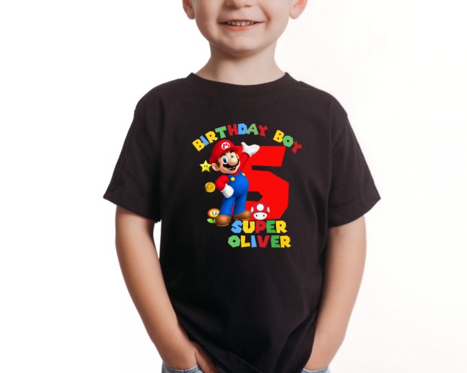 Super Birthday Boy Shirt, Personalize Super Name Family Shirts, Custom Super Kids Shirt, Super Boy Family Tee, Birthday Boy Custom Design 5