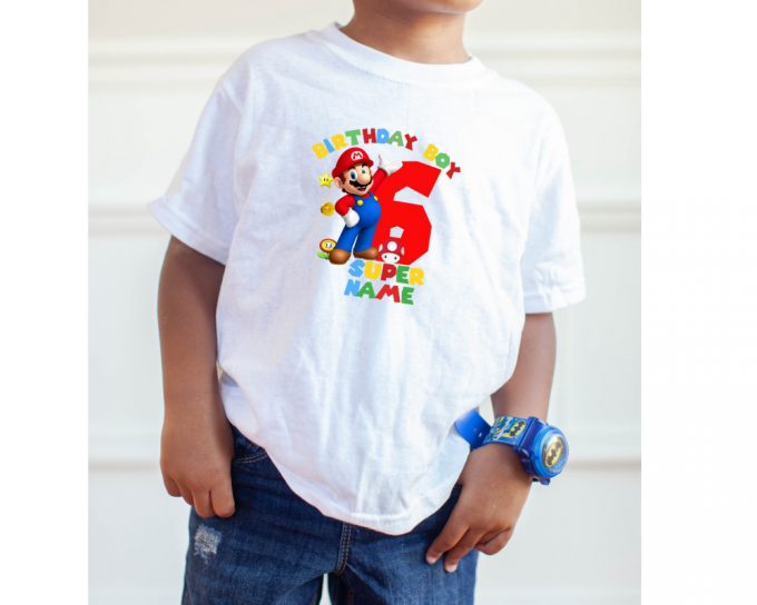 Super Birthday Boy Shirt, Personalize Super Name Family Shirts, Custom Super Kids Shirt, Super Boy Family Tee, Birthday Boy Custom Design 6