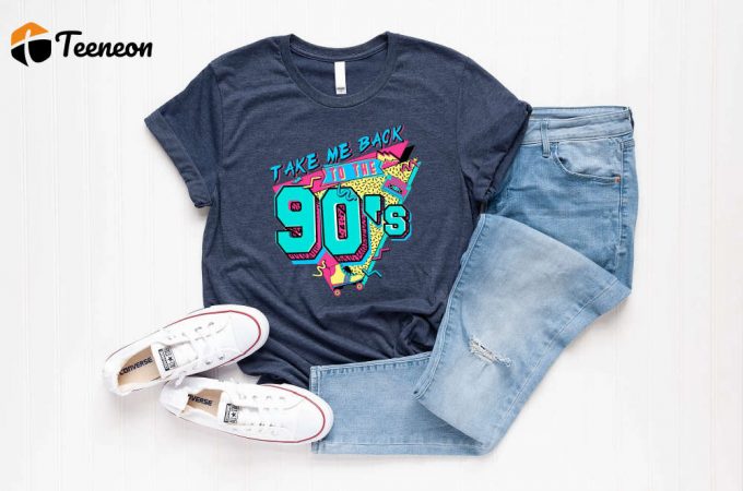 90 S Retro Shirt: Celebrate 80 S Birthday With Funny Old School Style 1990 Retro Tee 1