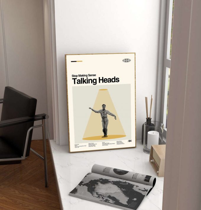 Talking Heads Poster For Home Decor Gift - Stop Making Sense Film - Found A Job - Retro Movie Poster For Home Decor Gift - Minimalist Art - Vintage Poster For Home Decor Gift - Modern Art - Wall Decor 2