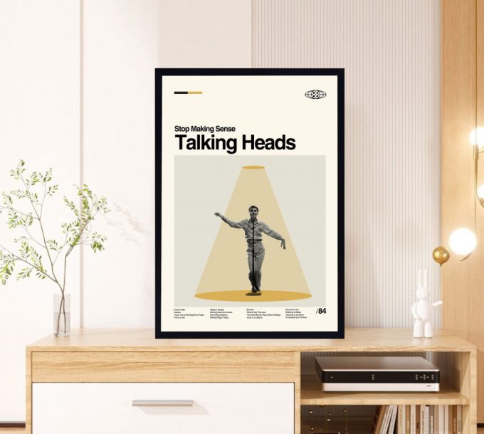 Talking Heads Poster For Home Decor Gift - Stop Making Sense Film - Found A Job - Retro Movie Poster For Home Decor Gift - Minimalist Art - Vintage Poster For Home Decor Gift - Modern Art - Wall Decor 3