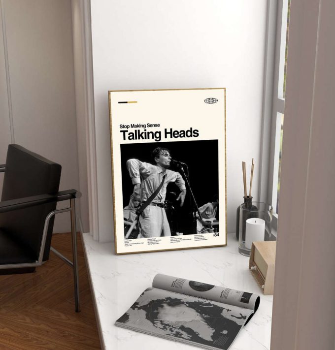 Talking Heads Poster For Home Decor Gift - Stop Making Sense Film - Retro Movie Poster For Home Decor Gift - Minimalist Art - Vintage Poster For Home Decor Gift - Modern Art - Wall Decor - Home Decor 2