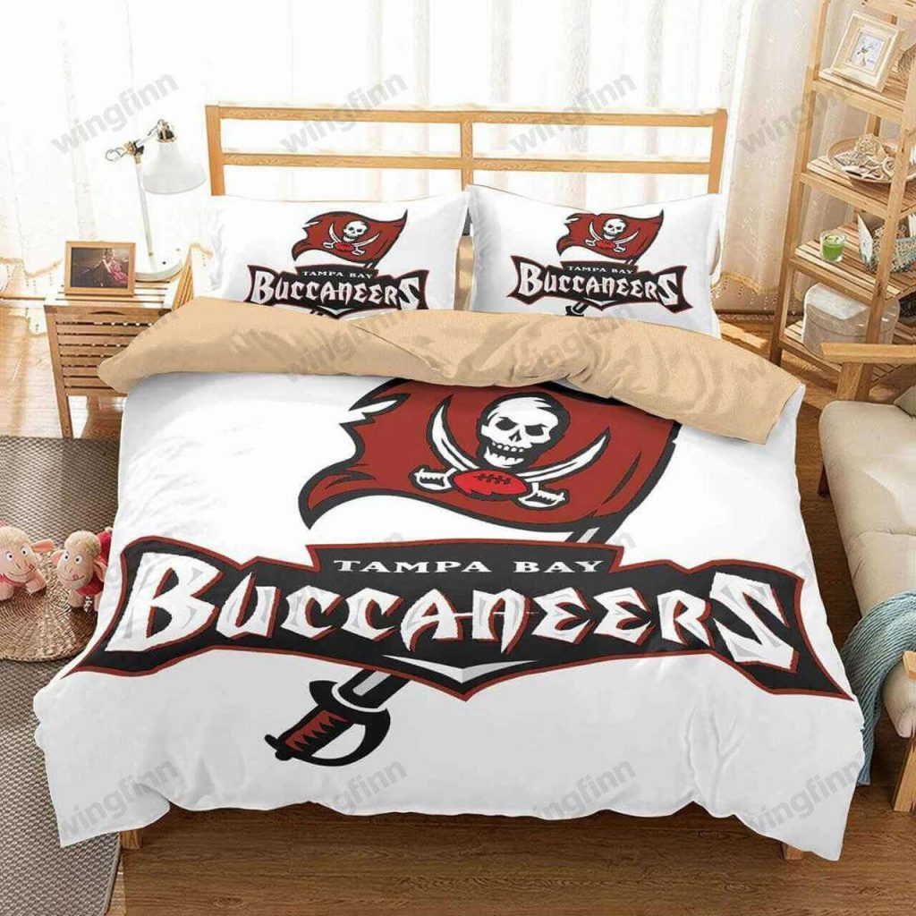 Tampa Bay Buccaneers 3Pcs Bedding Set Gift For Fans - Perfect Gift For Fans: Duvet Cover &Amp; Pillow Cases 1387 2