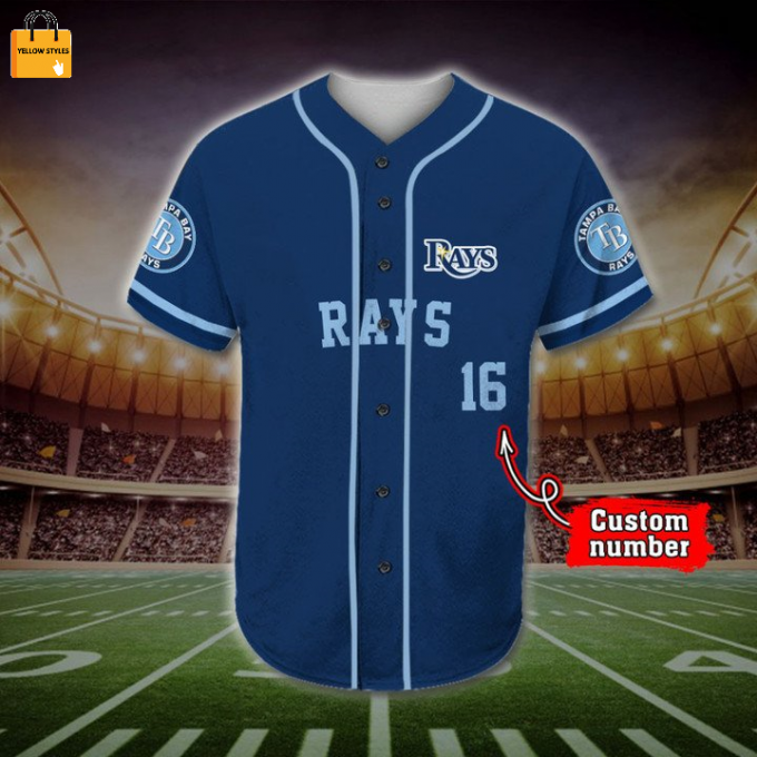 Tampa Bay Rays Mascots Mlb Baseball Jersey 3