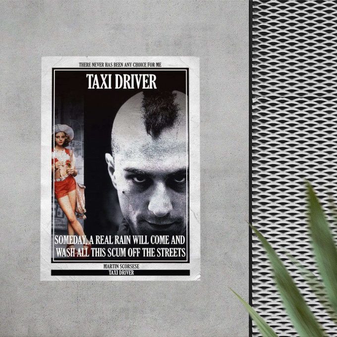 Taxi Driver Cult Film Poster For Home Decor Gift 3