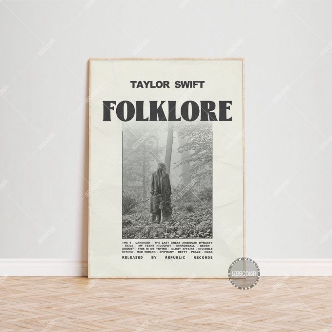 Tay.lor S.wi.ft Poster For Home Decor Gifts, Folklore Poster For Home Decor Gift 2