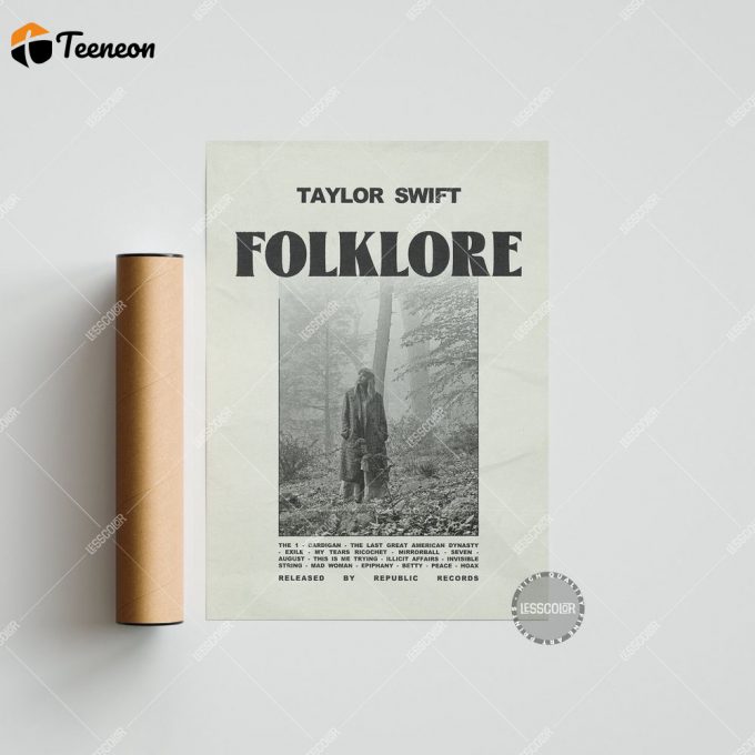 Tay.lor S.wi.ft Poster For Home Decor Gifts, Folklore Poster For Home Decor Gift 1