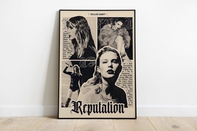 Taylor Reputation Album Poster For Home Decor Gift - Vintage Poster For Home Decor Gift 2
