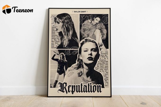 Taylor Reputation Album Poster For Home Decor Gift - Vintage Poster For Home Decor Gift 1