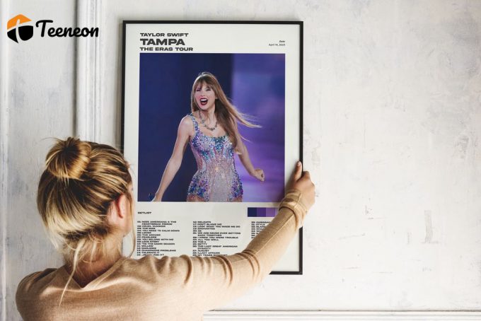 Taylor Tampa Fl Night 2 The Eras Tour Setlist Poster For Home Decor Gift 1