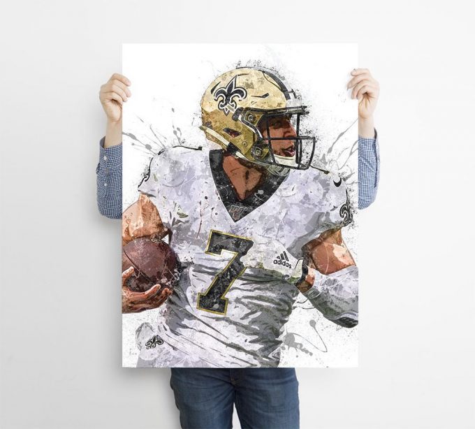 Taysom Hill Poster For Home Decor Gift, New Orleans Saints 2