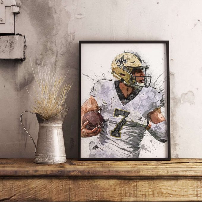 Taysom Hill Poster For Home Decor Gift, New Orleans Saints 4