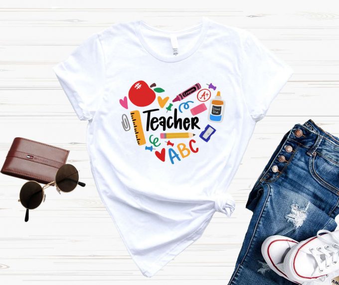 Show Your Appreciation With A Heart Teacher Shirt - Perfect For Back To School Or Teachers Day 2