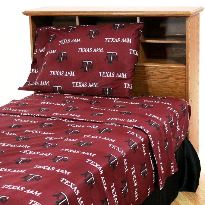 Texas A&Amp;Amp;M Aggies Maroon Bedding Set Gift For Fans - Perfect Gift For Fans 1