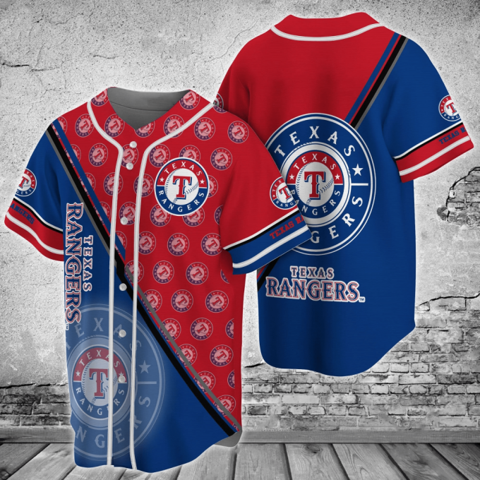 Texas Rangers Mlb Baseball Jersey Shirt For Fans 2