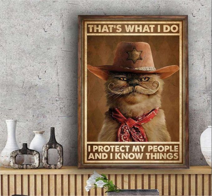 That’s What I Do I Protect My People Poster For Home Decor Gift For Home Decor Gift 2