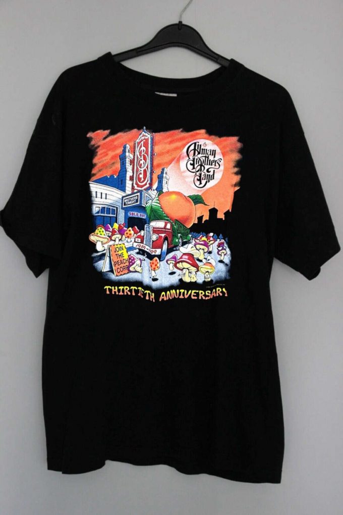 Allman Brothers 30Th Anniversary Tour 1999 T-Shirt: Classic 90S Tee 2