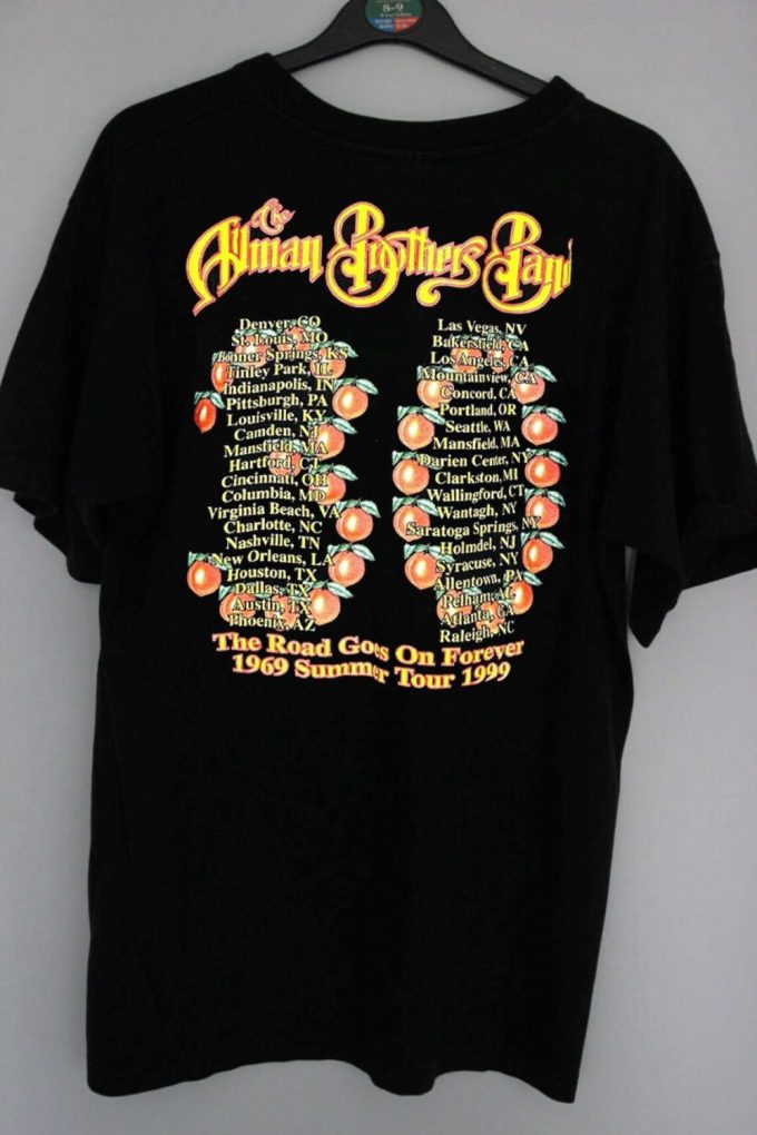 Allman Brothers 30Th Anniversary Tour 1999 T-Shirt: Classic 90S Tee 3