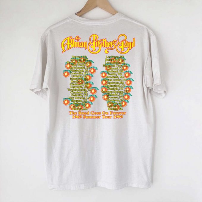 Allman Brothers 30Th Anniversary Tour 1999 T-Shirt: Classic 90S Tee 6