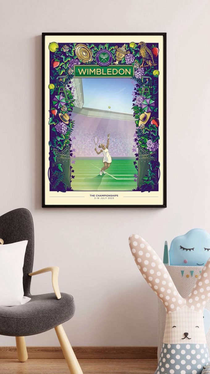 The Championships Wimbledon Poster For Home Decor Gift 2023 Poster For Home Decor Gift 4