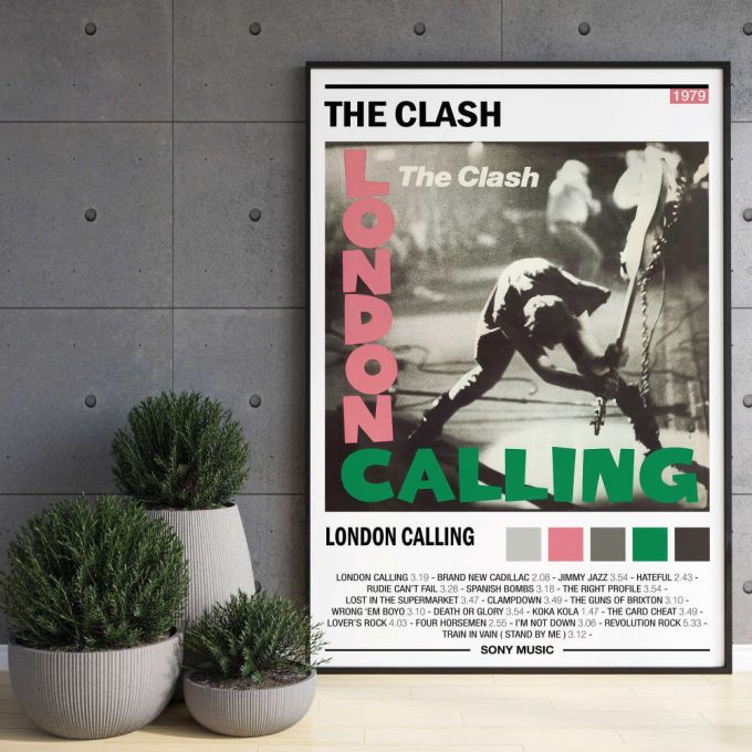 The Clash London Calling Album Poster For Home Decor Gift 2
