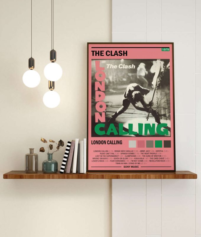 The Clash London Calling Album Poster For Home Decor Gift 3