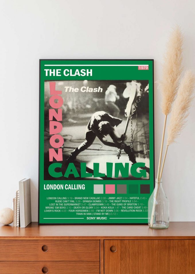The Clash London Calling Album Poster For Home Decor Gift 4