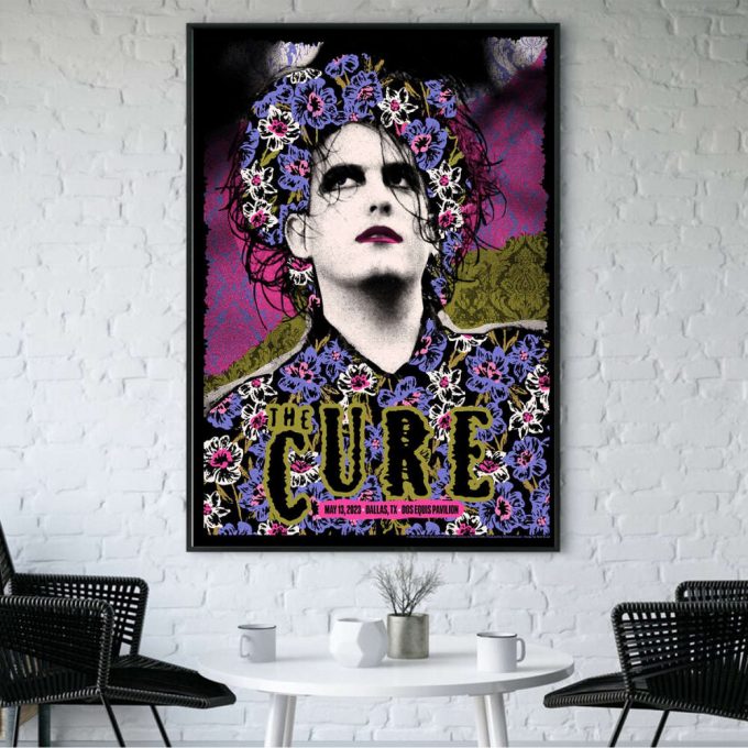 The Cure Dallas May 13, 2023 Poster For Home Decor Gift Tour 2023 Poster For Home Decor Gift 4