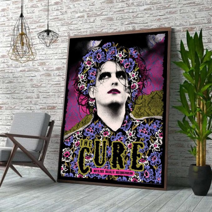 The Cure Dallas May 13, 2023 Poster For Home Decor Gift Tour 2023 Poster For Home Decor Gift 6