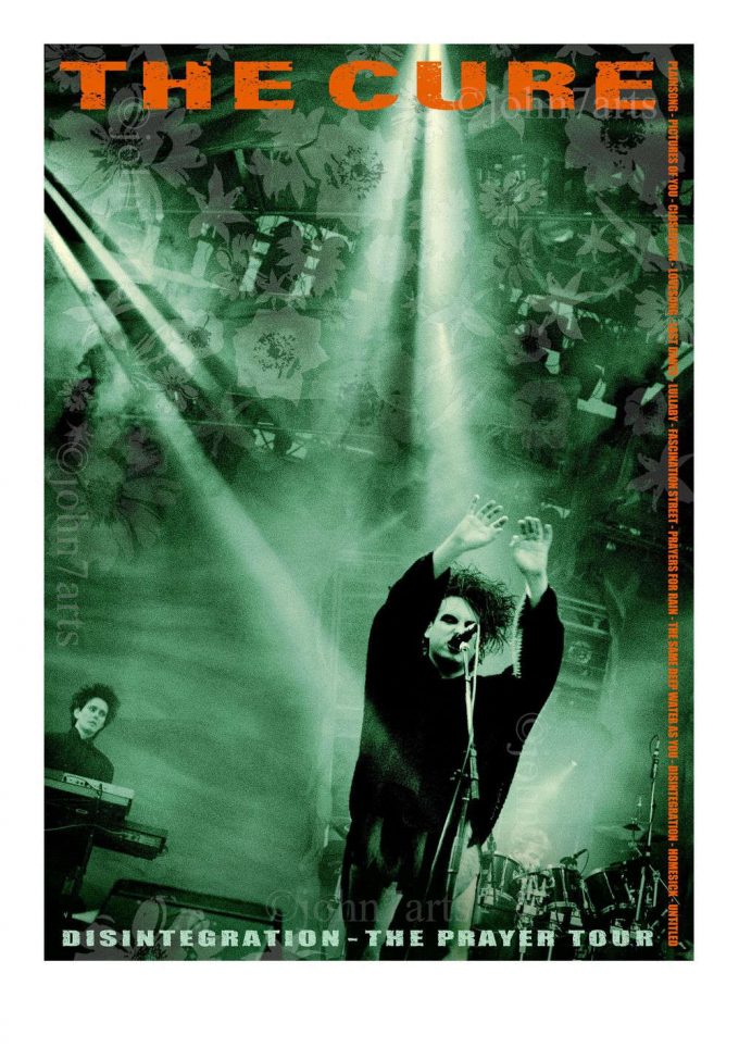 The Cure Disintegration Inspired Poster 2