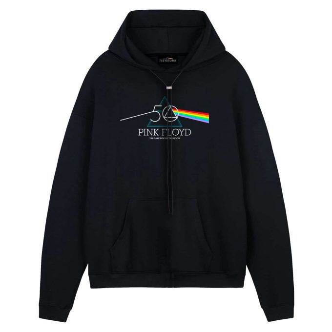 The Dark Side Of The Moon 50Th Anniversary Prism Pink Floyd Shirt 3