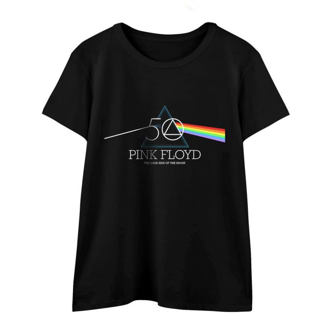 The Dark Side Of The Moon 50Th Anniversary Prism Pink Floyd Shirt 5