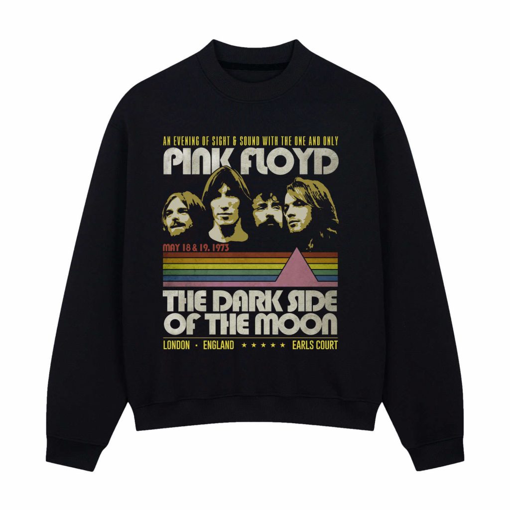 The Dark Side Of The Moon May 1973 Concert Earl Court London Tour Pink Floyd Shirt 12
