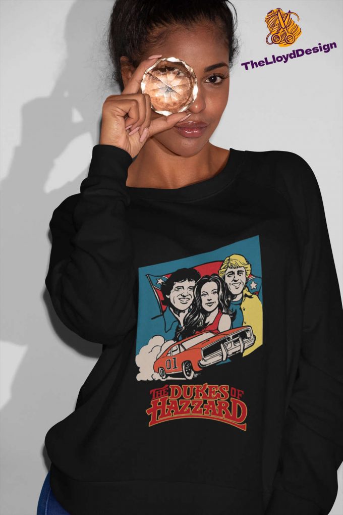 Vintage Dukes Of Hazzard T-Shirt: Bo &Amp; Luke General Lee Shirt – Retro Tv Series Unisex Tee