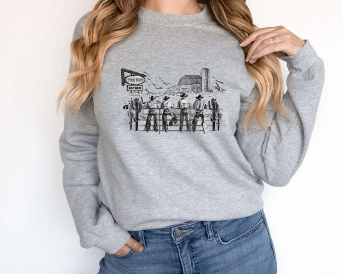 The End Western Sweatshirt, The End Western Cowboys Sweater, Western Cowboys Sweater,Rodeo Sweater,Western Country Cowboys Sweater,Wild West 3