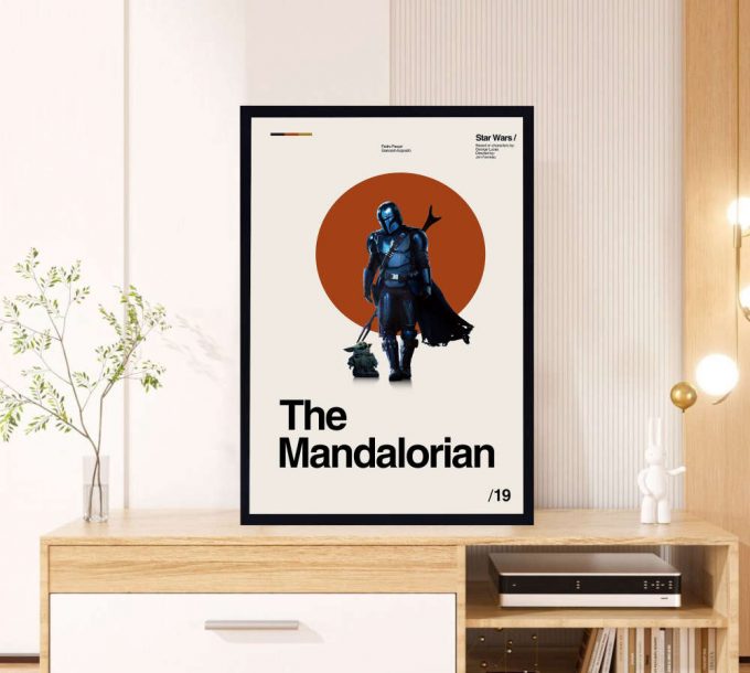 The Mandalorian Movie - George Lucas Film - Retro Movie Poster For Home Decor Gift - Minimalist Art - Vintage Poster For Home Decor Gift - Modern Art - Wall Decor - Home Decor 3