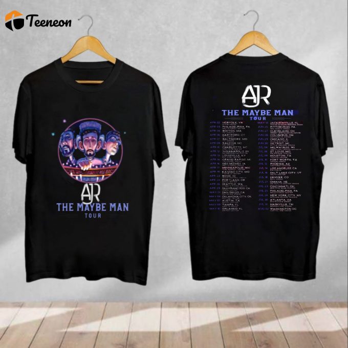 Ajr 2024 Tour Shirt: The Maybe Man &Amp;Amp; Band Fan Gifts 1