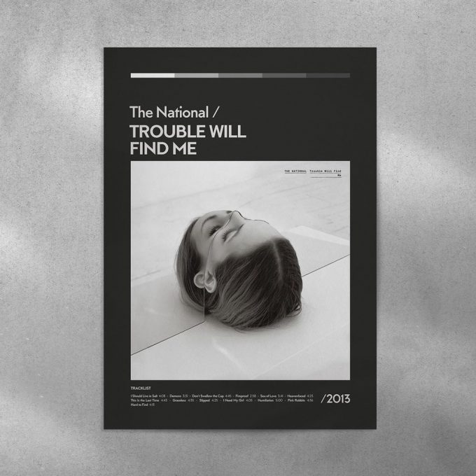 The National / Trouble Will Find Me Poster For Home Decor Gift 6